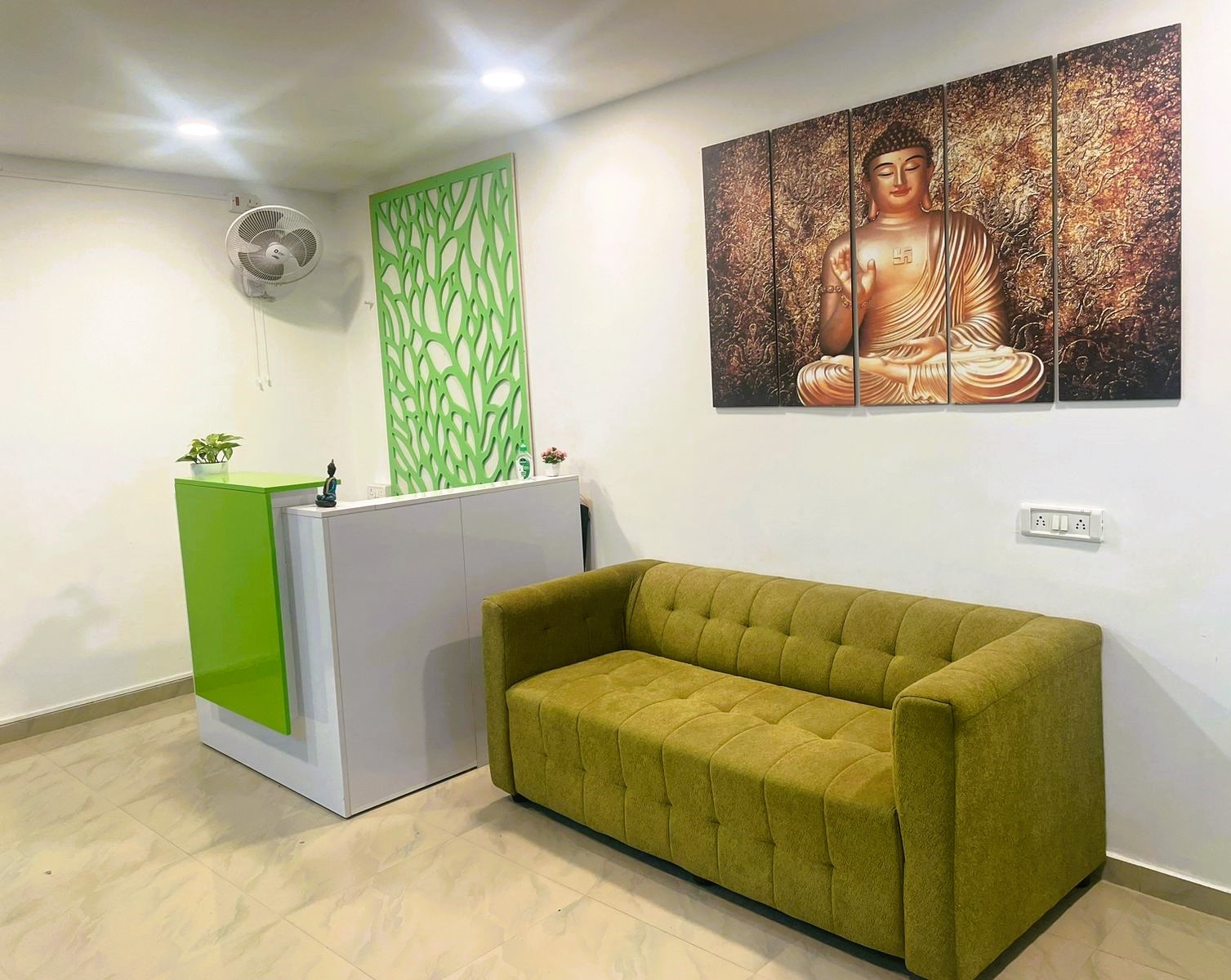 Reception area